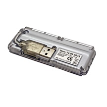 Value USB 2.0 Hub mini 4 porty, integrovaný vstupní kabel, stříbrný