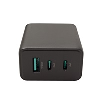 Value Napájecí adaptér síťový (230V) - 1x USB A + 2x USB C s PD, GaN, 65W