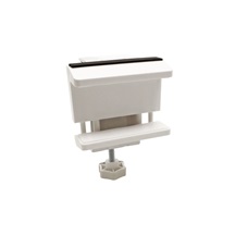 Value Držák vícenásobné zásuvky, uchycení na nohu stolu, bílý