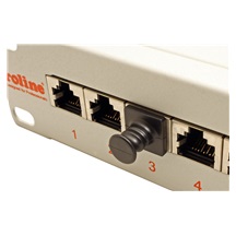 Value Záslepka RJ45, černá, 10ks