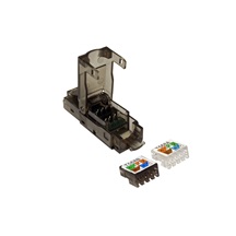 Value Konektor RJ45 kat. 6 nestíněný, montáž bez nástrojů