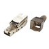 Value Konektor RJ45 kat. 6a, stíněný, na lanko / drát, montáž bez nástrojů