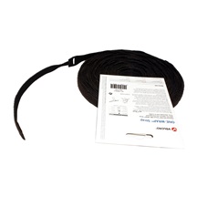 VELCRO Stahovací páska 20mm, suchý zip, 20cm, 100ks, černá