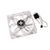 Xilence Ventilátor 120x120x25mm, transparentní, červené LED, DMI, série Performance C (XF046 | XPF120.TR)