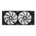 Xilence Vodní chlazení pro CPU Intel a AMD, PWM, 2x ventilátor, ARGB, 300W TDP (XC977 | LQ240 ARGB LED)