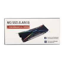 Xilence Chladič  M.2 SSD 2280, 3pin ARGB 5V, pasivní (XC401 | M2SSD.B.ARGB)