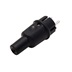 BACHMANN Konektor síťový 250V/16A, samec, CEE 7/7, na kabel, gumový, černý (913.169)