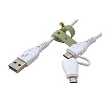 BIOnd USB 2.0 kabel USB A(M) - USB C(M) + microUSB B(M), 3A, 1,2m