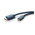 Clicktronic HQ OFC High Speed HDMI kabel s Ethernetem, HDMI A(M) - miniHDMI C(M), 2m