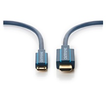 Clicktronic HQ OFC High Speed HDMI kabel s Ethernetem, HDMI A(M) - miniHDMI C(M), 2m