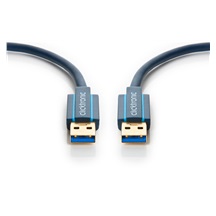 Clicktronic HQ OFC USB 5Gbps kabel USB3.0 A(M) - USB3.0 A(M), 1,8m