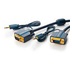 Clicktronic HQ OFC VGA kabel + audio, MD15HD+jack3,5 - MD15HD+jack3,5, DDC2, 1:1, 2m