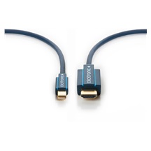 Clicktronic HQ OFC DisplayPort - HDMI kabel, miniDP(M) -> HDMI A(M), 1m