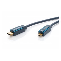 Clicktronic HQ OFC USB 2.0 kabel microUSB B(M) - USB C(M), 2m