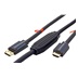 Clicktronic HQ OFC DisplayPort - HDMI kabel, DP(M) -> HDMI A(M), 4K@60Hz, 10m