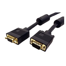 goobay HQ VGA kabel MD15HD-FD15HD, s ferity, DDC2, 10m