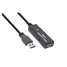 InLine USB 5Gbps (USB 3.0) aktivní prodlužovací kabel, USB3.0 A(M)-USB3.0 A(F), 20m