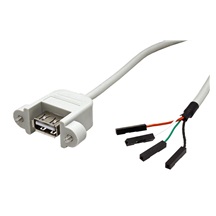 InLine USB 2.0 redukce na základní desku, 4pin -USB A(F), 0,6m