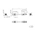 METZ CONNECT Kabel M12 4pin (M) kód D - RJ45(M), ohebný, torzní, 1m