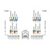 METZ CONNECT E-DAT Zásuvka pod omítku, 2x RJ45 (MC moduly)  kat. 6a, bílá