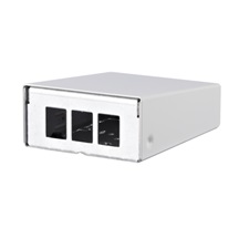 METZ CONNECT Box kovový pro 3x keystone, bílý
