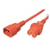 Ostatní Kabel síťový prodlužovací, IEC320 C14 - C15, 2m, oranžový