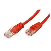 ROLINE UTP patchkabel kat. 5e, 20m, červený