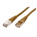 ROLINE S/FTP patchkabel kat. 6, 1m, hnědý
