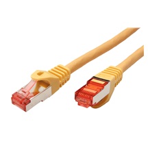 ROLINE S/FTP patchkabel kat. 6, Component Level, LSOH, 20m, žlutý