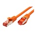 ROLINE S/FTP patchkabel kat. 6, Component Level, LSOH, 20m, oranžový