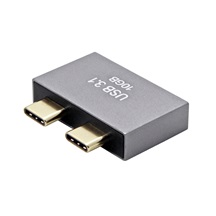 ROLINE Adaptér 2x USB C(M) -  USB3.0 A(F) + USB C(F), 10Gbps, stříbrný