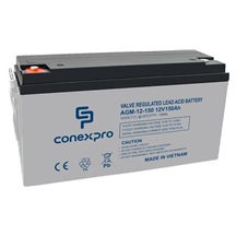 Conexpro baterie AGM 12V, 150Ah, životnost 10 let, M8