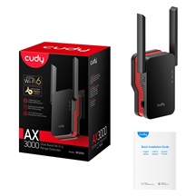 Cudy RE3000 Wi-Fi 6 Range Extender, AX3000