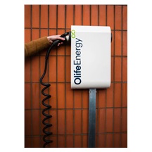 OlifeEnergy Double BOX, dobíjecí stanice se dvěma zásuvkami bez kabelu, 2x 22kW