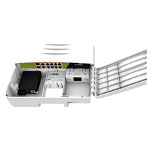 Conexpro GNT-P1012G6-F, Venkovní PoE switch, 10x LAN, 8x PoE, 2x SFP