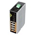 Conexpro GNT-IG1210FP-DC, Průmyslový PoE switch na DIN lištu, 8x LAN, 8x PoE, 2x SFP