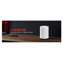 Cudy M3000 Wi-Fi 6 Mesh System, AX3000, 1 pack, bílý
