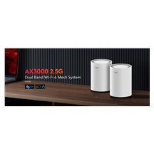 Cudy M3000 Wi-Fi 6 Mesh System, AX3000, 2 pack, bílý