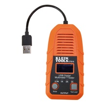 Klein Tools  USB Digitální měřič a tester,  USB- A