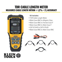TDR Měřící přístroj na délku kabelů a lokalizaci poruch - KLEIN TOOLS