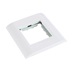 Solarix Rámeček pro SXF-M French style moduly Solarix 80 x 80mm bílý, SXF-R-2-WH
