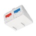 Solarix Rámeček pro SXF-M French style moduly Solarix 80 x 80mm bílý, SXF-R-2-WH
