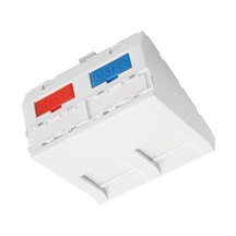 Solarix Rámeček pro SXF-M French style moduly Solarix 80 x 80mm bílý, SXF-R-2-WH