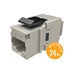 Solarix MULTIPACK 24 ks - rychlozařezávací keystone Solarix CAT5E STP SXKJ-5E-STP-BK-NA