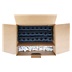 Solarix MULTIPACK 24 ks - samořezný keystone Solarix CAT6 UTP SXKJ-6-UTP-BK-SA Component Level a 4PPoE certifikace