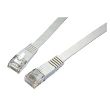 Solarix Patch kabel plochý CAT5E UTP LSOH 0,5m šedý non-snag-proof C5E-111GY-0,5MB