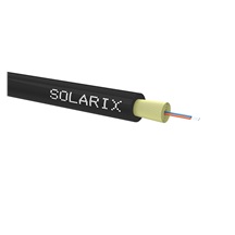 Solarix DROP1000 kabel Solarix 02vl 9/125 2,8mm LSOH E<sub>ca</sub> černý 500m SXKO-DROP-2-OS-LSOH