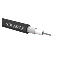 Solarix Univerzální kabel CLT Solarix 04vl 50/125 LSOH E<sub>ca</sub> OM4 černý SXKO-CLT-4-OM4-LSOH