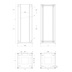 Solarix Rozvaděč LC-50 45U, 800x800 RAL 7035, skleněné dveře