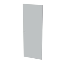 Solarix Dveře plechové pro LC-50, 45U, šířky 800, plné, RAL 7035, 1-bodový zámek